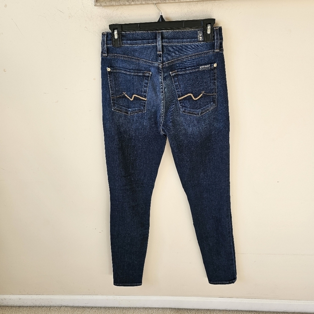 7 For All Mankind Gwenevere highrise Skinny jeans Sz. 27 - Picture 3 of 8